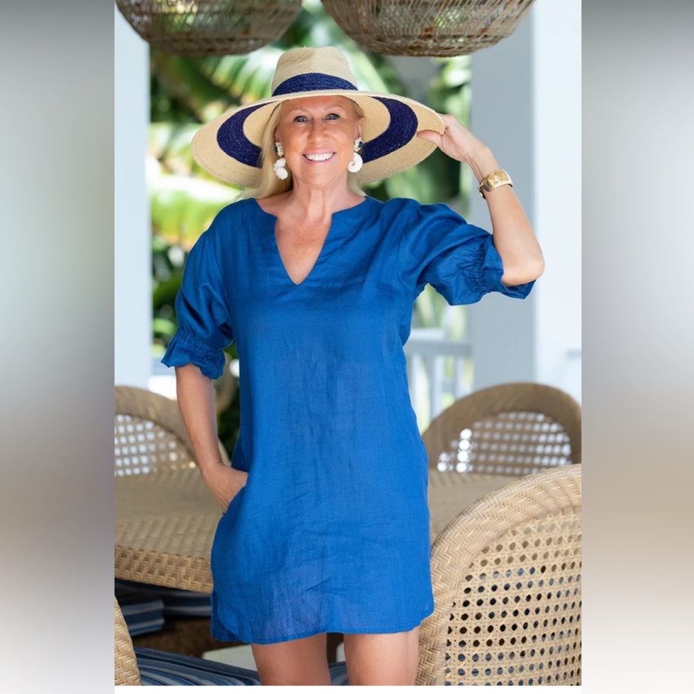 Walker & wade Dress blue Small 100% Cotton